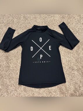 Dope Snow Women’s XS Snuggle Base Layer Black Long Sleeve Mock Turtleneck